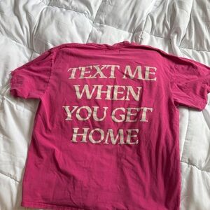 Lonely Ghost Text Me When You Get Home T-shirt
